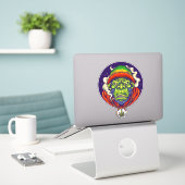 Skateboard Cool Spirit Gorilla Sticker (Laptop op bureau)