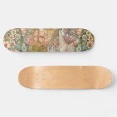 Skateboard Cool Vintage Abstrait Floral Art Street (Horz)