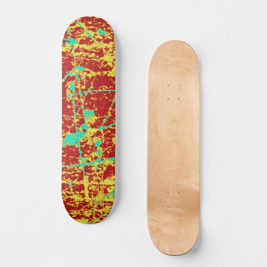 Skateboard Cool Worn Wall Motif (Recto)