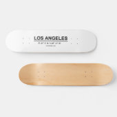Skateboard Coordonnées Los Angeles (Horz)