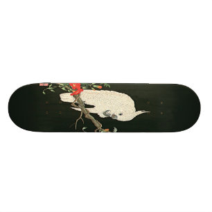 Skateboard Copie asiatique Skateboar d'art de cacatoès blanc