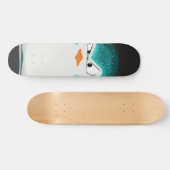 Skateboard Copie turquoise de photo de parties scintillantes (Horz)