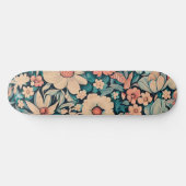 Skateboard Coque Coussin de fleurs de Bohême (Horz)