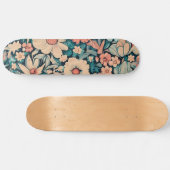 Skateboard Coque Coussin de fleurs de Bohême (Horz)