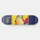 Skateboard coque moderne design abstrait plage (Horz)