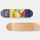 Skateboard coque moderne design abstrait plage (Horz)
