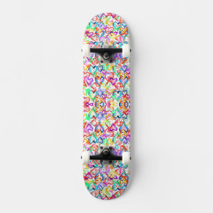 Skateboard Coquets motifs de cœurs colorés Coque Case-Mate po