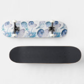 Skateboard Coquilles d'aquarelle (Horz)
