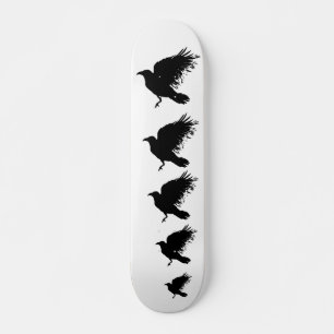Skateboard Corbeau - noir