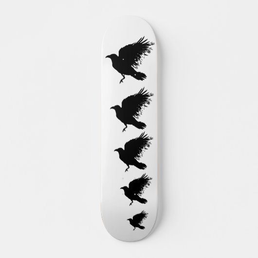 Skateboard Corbeau - noir (Devant)