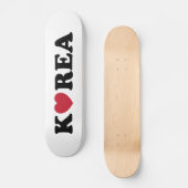Skateboard Corée amour coeur (Recto)
