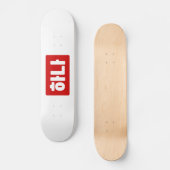 Skateboard Coréen numéro 1 하 나 (Recto)