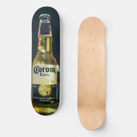 Skateboard Corona est la bière du Mexique en skate (Recto)