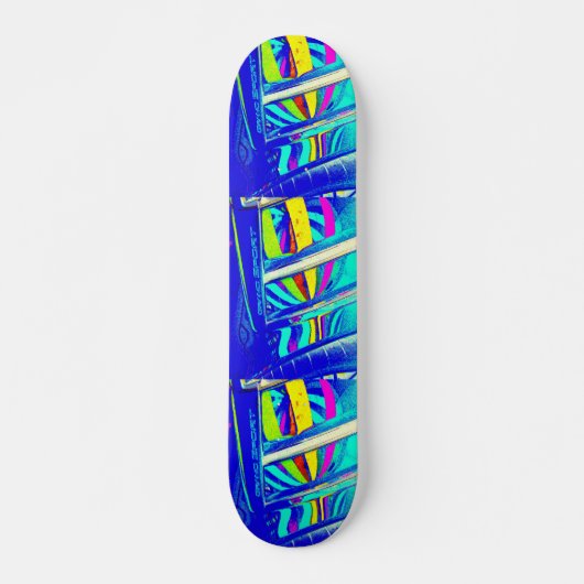 Skateboard Corvette Grand Sport Beachball Reflet (Devant)