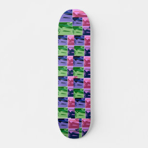 Skateboard Corvettes d'art pop