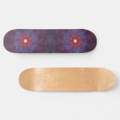 Skateboard Cosmic Flame Burst Mandala (Horz)