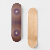 Skateboard Cosmic Mandala Burst - Abstract Purple Galaxy Art (Recto)