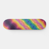 Skateboard Cosmic Rainbow Energy Non binaire LGBTQ+ Pride (Horz)