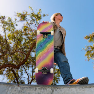 Skateboard Cosmic Rainbow Energy Non binaire LGBTQ+ Pride
