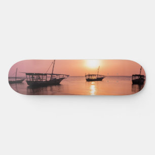 Skateboard Coucher de soleil à Zanzibar