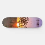 Skateboard Coucher de soleil de Joshua Tree (Horz)
