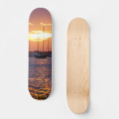 Skateboard Coucher de soleil de la passion violette (Recto)