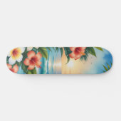 Skateboard Coucher de soleil hawaïen (Horz)