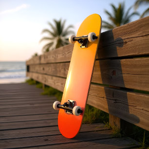 Skateboard Coucher de soleil Ombré