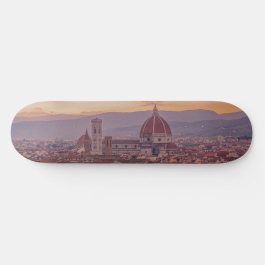 Skateboard Coucher de soleil sur Florence, Italie (Horz)