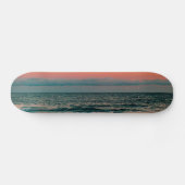 Skateboard coucher de soleil sur la mer (Horz)
