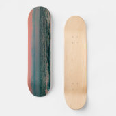 Skateboard coucher de soleil sur la mer (Recto)