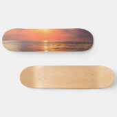 Skateboard coucher de soleil sur l'eau (Horz)