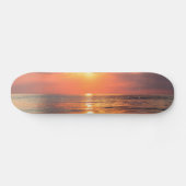 Skateboard coucher de soleil sur l'eau (Horz)