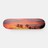 Skateboard Coucher de soleil tropical (Horz)
