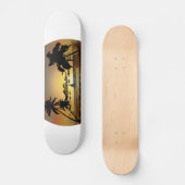 Skateboard Coucher du soleil (Recto)