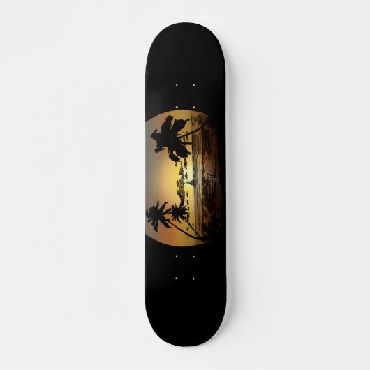 Skateboard Coucher du soleil (Devant)