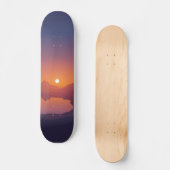 Skateboard Coucher du soleil (Recto)