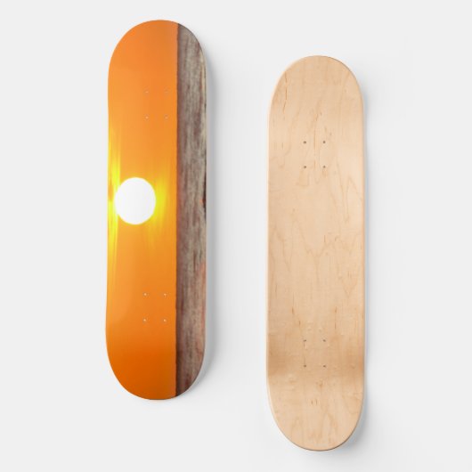 Skateboard Coucher du soleil (Recto)
