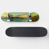 Skateboard Coucher du soleil à la plage de Baker (Horz)