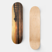 Skateboard Coucher du soleil de plage de pilier (Recto)