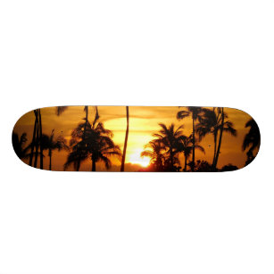 Skateboard Coucher du soleil d'Hawaï