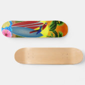 Skateboard Coucher du soleil tropical (Horz)