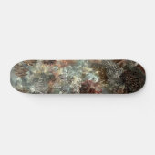 Skateboard Couches de cristaux Brown coupées (Horz)