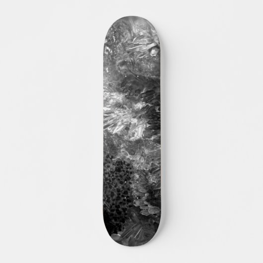 Skateboard Couches de cristaux gris (Devant)