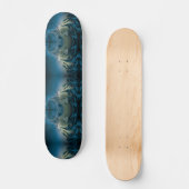 Skateboard couleur azul remolino (Recto)