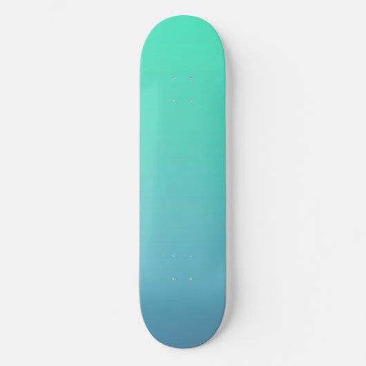 Skateboard Couleur Bleu Vert (Recto)