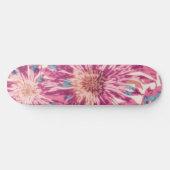 Skateboard Couleur De Teint Rose Et Bleu Sunburst (Horz)