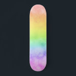 Skateboard Couleur d'eau à l'ombre et tendance pastel<br><div class="desc">Couleur d'eau à l'ombre et tendance pastel</div>