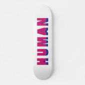 Skateboard Couleur du drapeau LGBTQ Rainbow Bisexual Pride l' (Devant)