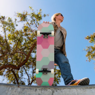 Skateboard Couleur hexagonale,